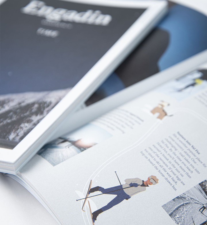 Engadin Winter illustration