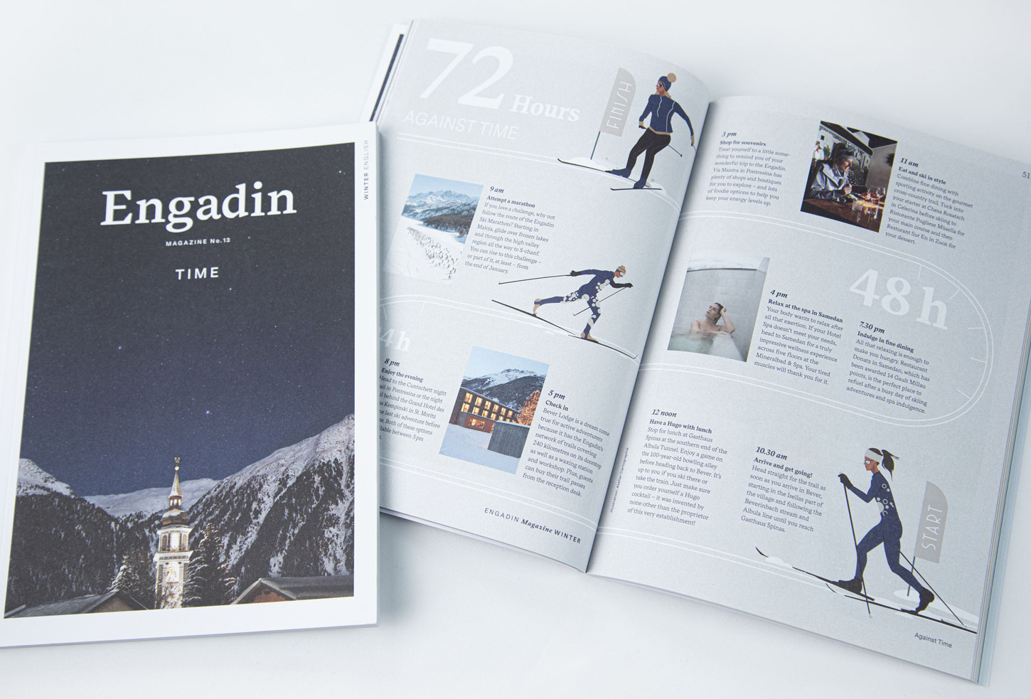 Winter magazine Engadin, Switzerland
